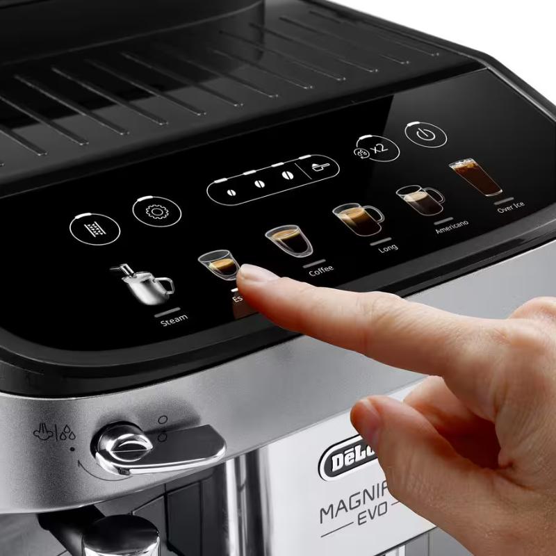 De Longhi Magnifica Evo Espresso Machine - Silver Black, , hires