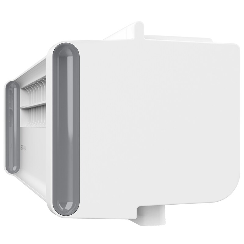 Sharper Image Portal Window Fan with 3 Speed Settings & Reversible Exhaust - White, , hires