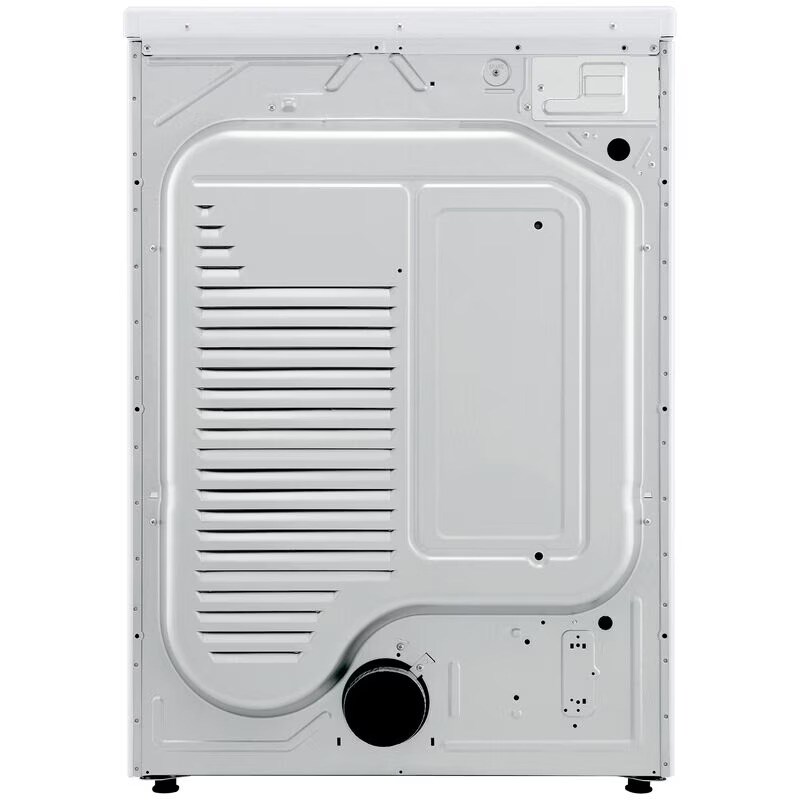 LG 27 in. 7.4 cu. ft. Stackable Electric Dryer with FlowSense Duct Clogging Indicator & Sensor Dry - White, White, hires