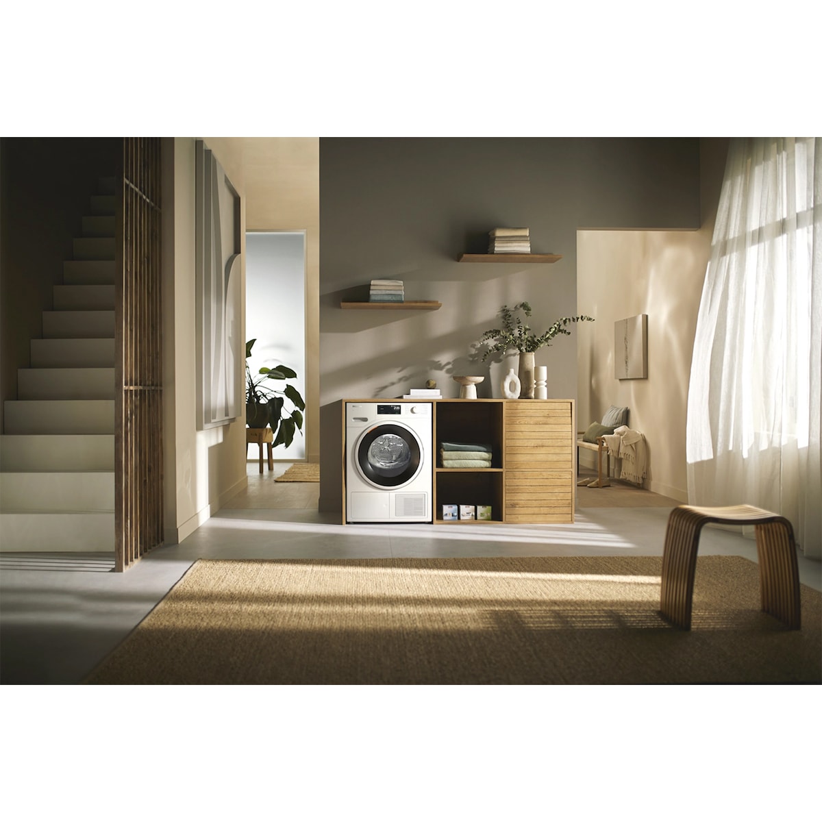 Miele 24 in. 4.0 cu. ft. Smart Stackable Ventless Electric Dryer with Heat Pump & Sensor Dry - Lotus White, , hires