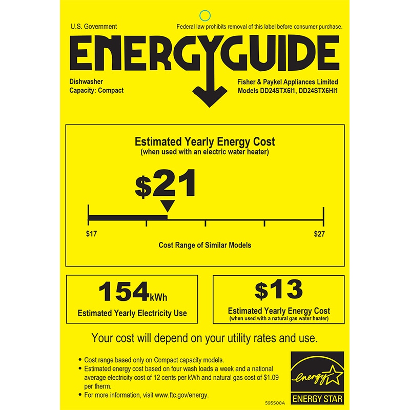 Fisher & Paykel Series 11 24 in. Smart Dishwasher with Top Control & 43 dBa Sound Level - Custom Panel Ready, , hires