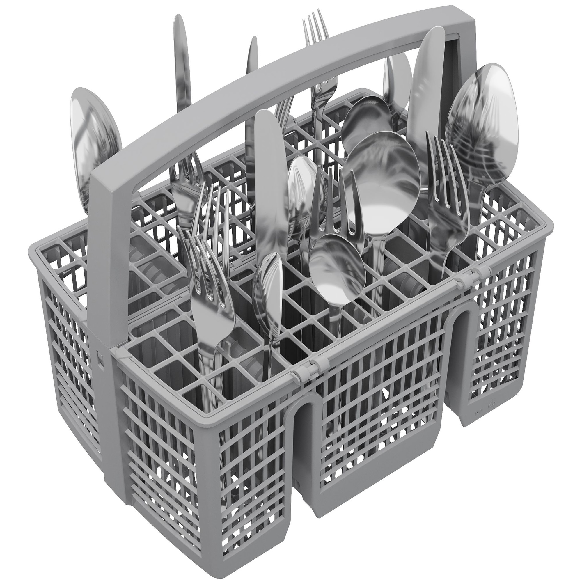 Bosch 300 Series 24 in. Front Control Smart Dishwasher with 48 dBA Sound Level, 3rd Rack, PureDry & Pocket Handle - Stainless Steel, Stainless Steel, hires