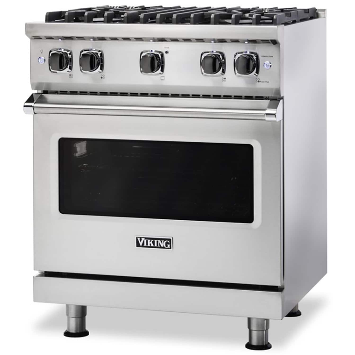 Viking 5 Series 30 in. 4 cu. ft. Standard Convection Gas Range with 4 Sealed Burners - Stainless Steel, Stainless Steel, hires