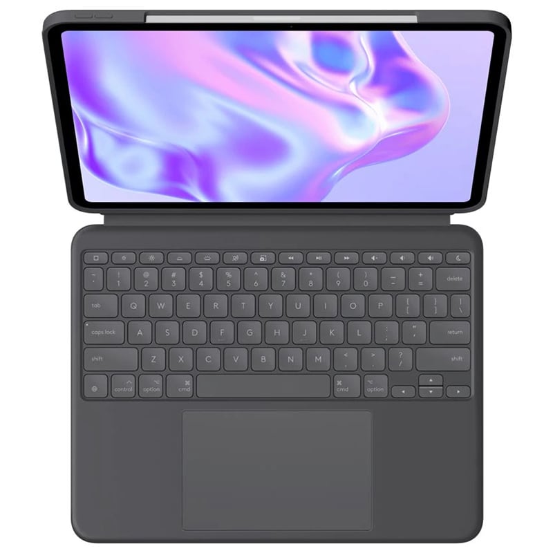 Logitech Combo Touch Backlit Keyboard Case for Apple 13" iPad Pro M4 (Graphite), , hires
