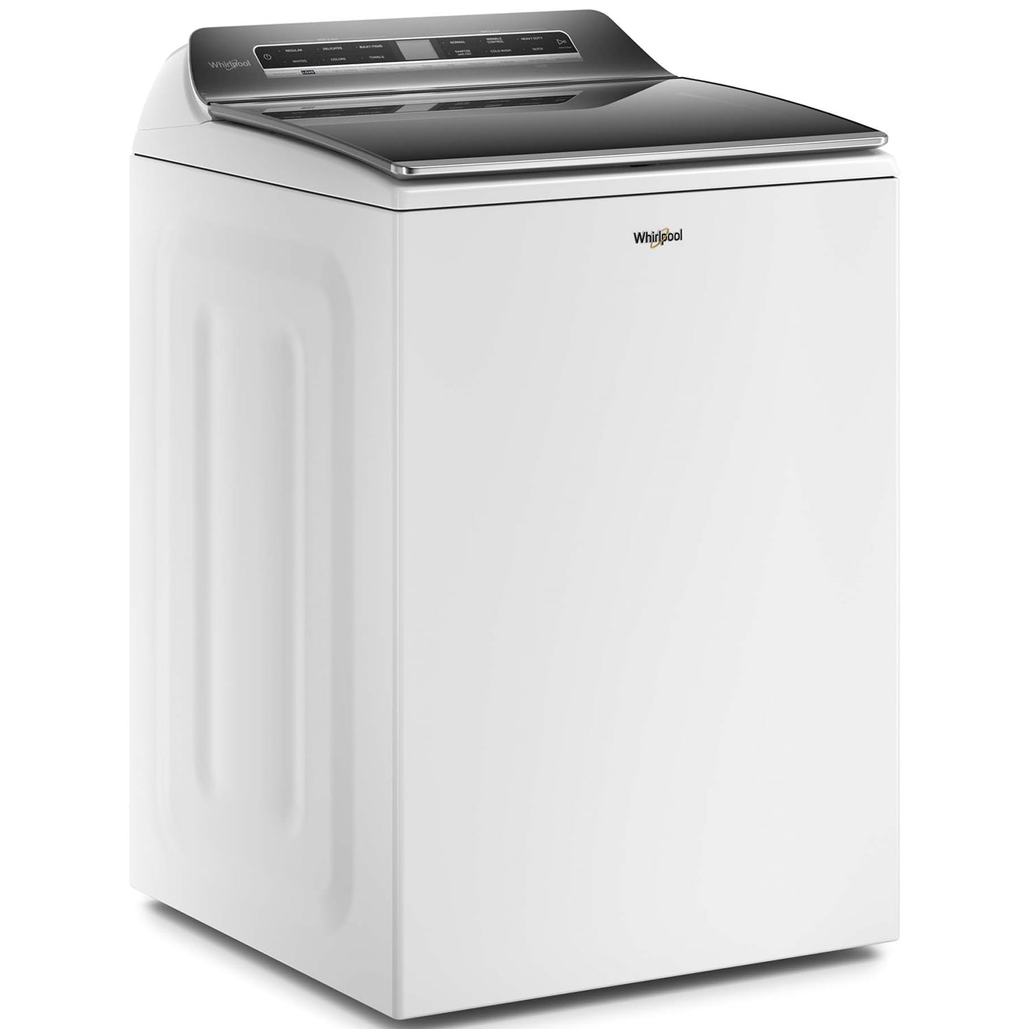 Whirlpool 27 in. 5.3 cu. ft. Smart Top Load Washer with 2-in-1 Removable Agitator & Sanitize with Oxi - White, White, hires