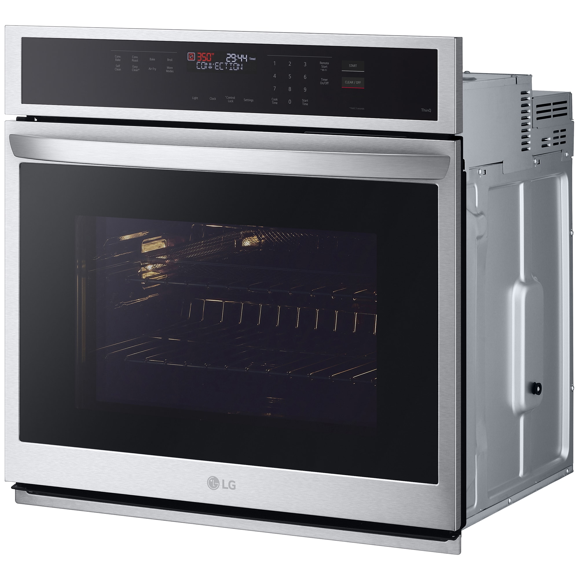 LG 30 in. 4.7 cu. ft. Smart Electric Single Wall Oven with Standard Convection - PrintProof Stainless Steel, , hires