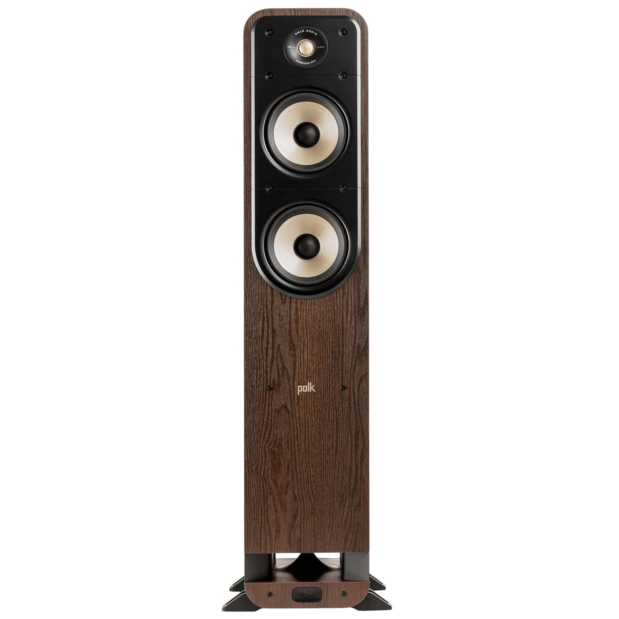 Polk Signature Elite ES55 High-Quality Floor-Standing Tower Speaker - Brown, Brown, hires