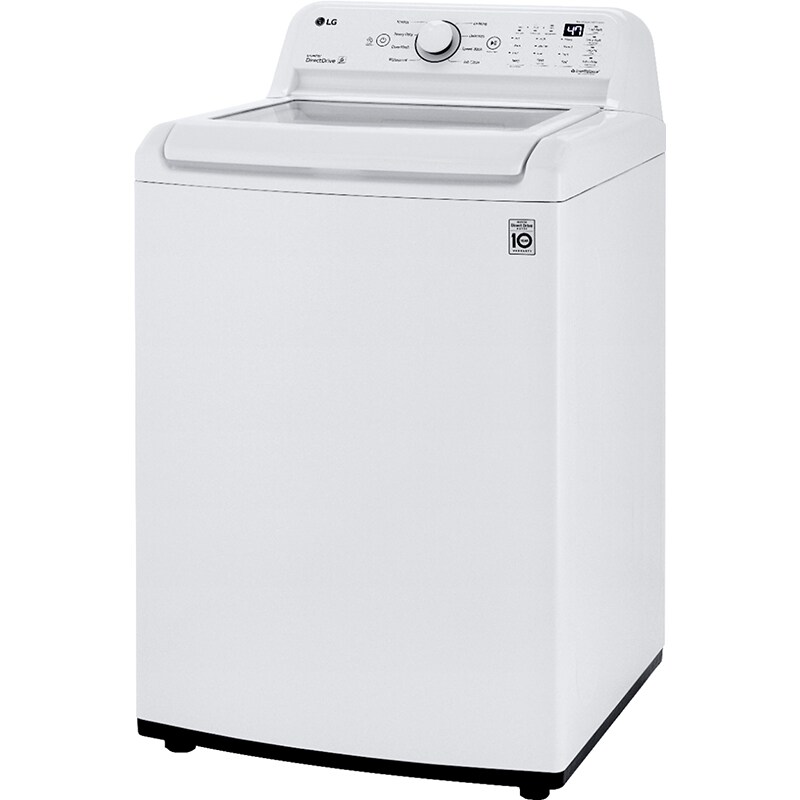 LG 27 in. 4.3 cu. ft. Top Load Washer with 4-Way Agitator & TurboDrum Technology - White, , hires