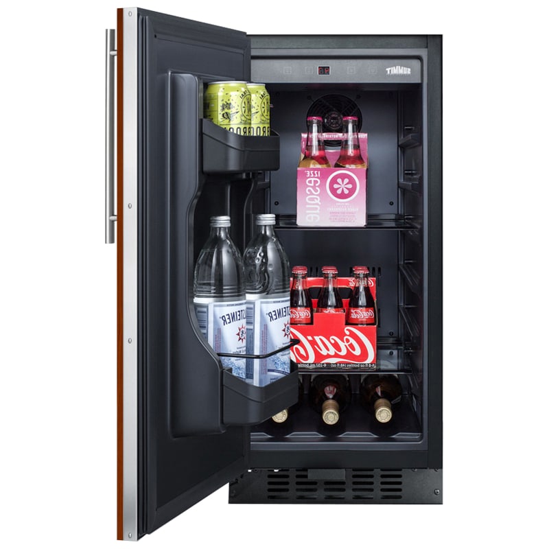 Summit 15 in. 2.2 cu. ft. Left-Hinged Undercounter Refrigerator - Custom Panel Ready, , hires