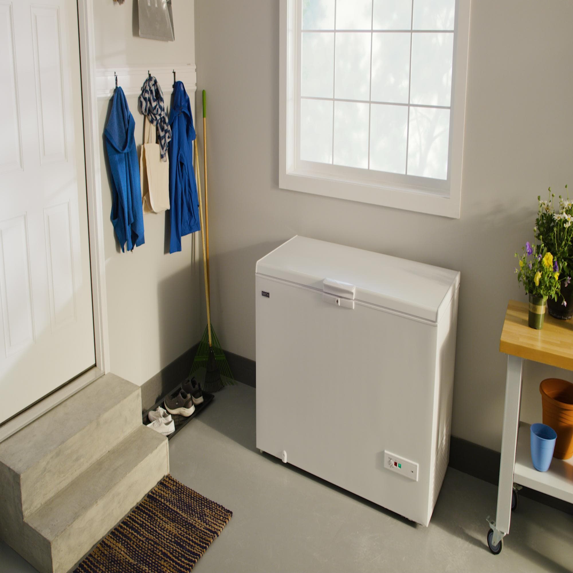 Maytag 55 in. 16.0 cu. ft. Garage-Ready Chest Freezer - White, , hires