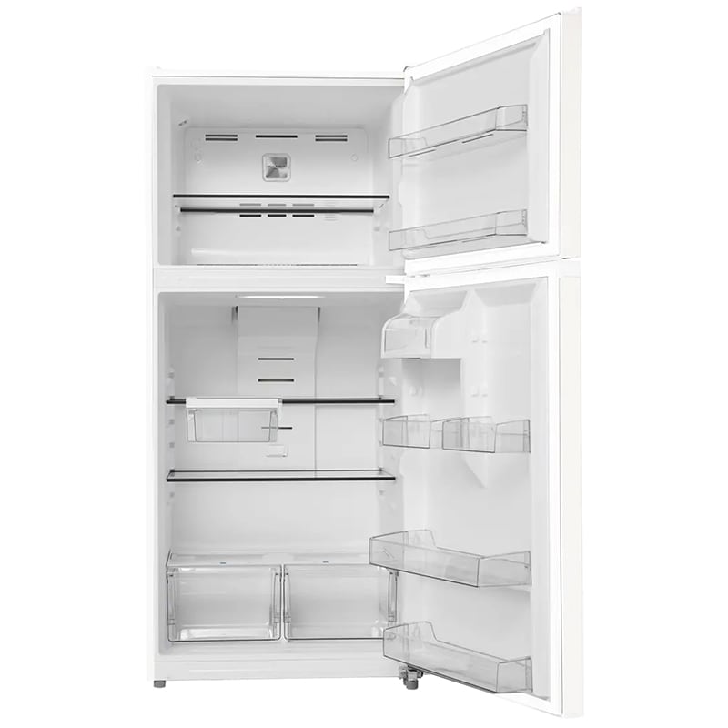Midea 30 in. 18.1 cu. ft. Garage-Ready Top Freezer Refrigerator - White, White, hires