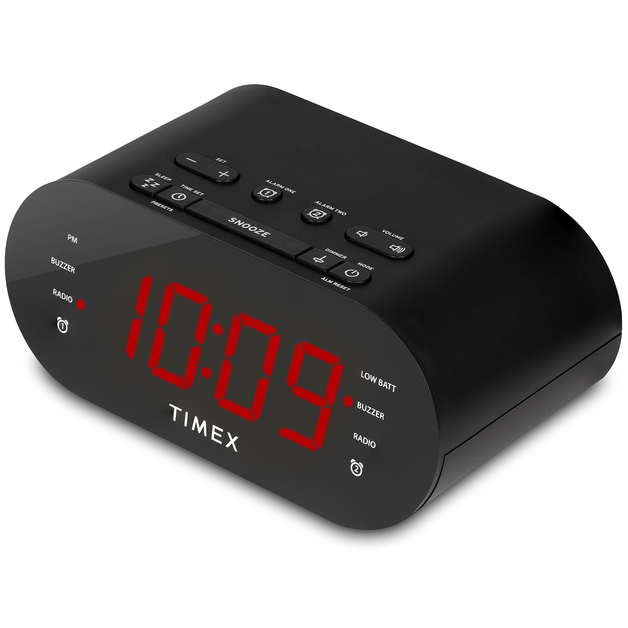 Timex Clock Radio Black P.C. Richard & Son
