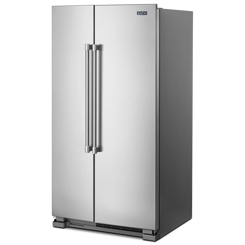 Maytag 36 in. 24.9 cu. ft. Side by Side Refrigerator - Fingerprint Resistant Stainless Steel, , hires