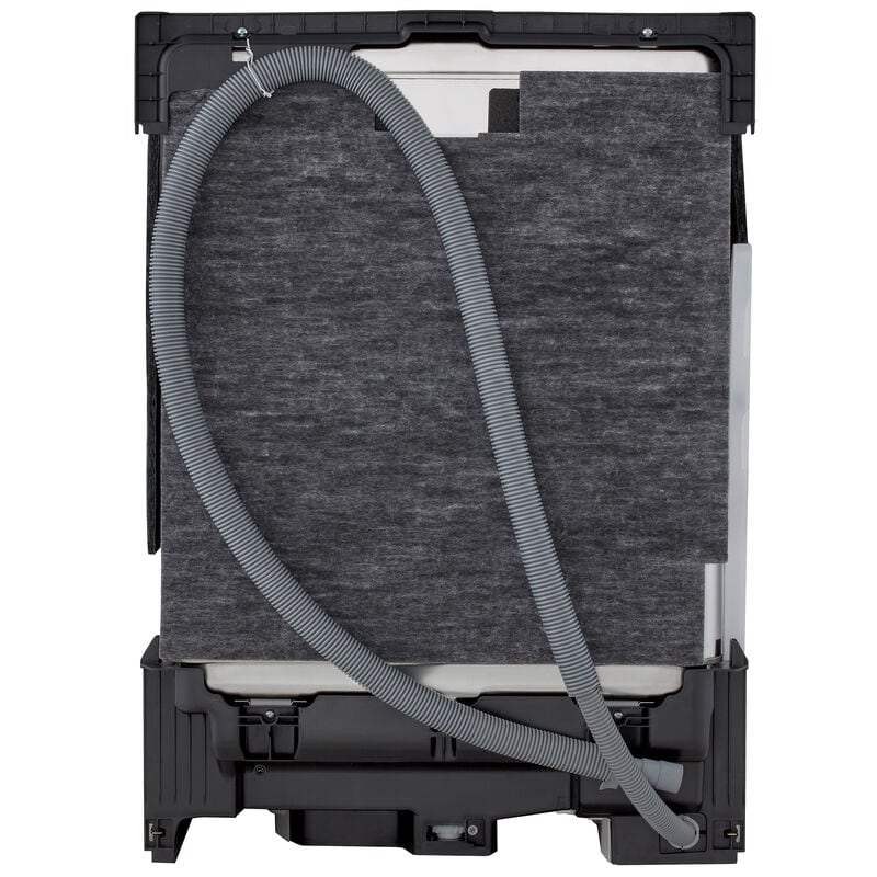 LG 24 in. Top Control Smart Dishwasher with 46 dBa Sound Level, 3rd-Rack, Dynamic Heat Dry & Pocket - PrintProof Black Stainless Steel, PrintProof Black Stainless Steel, hires