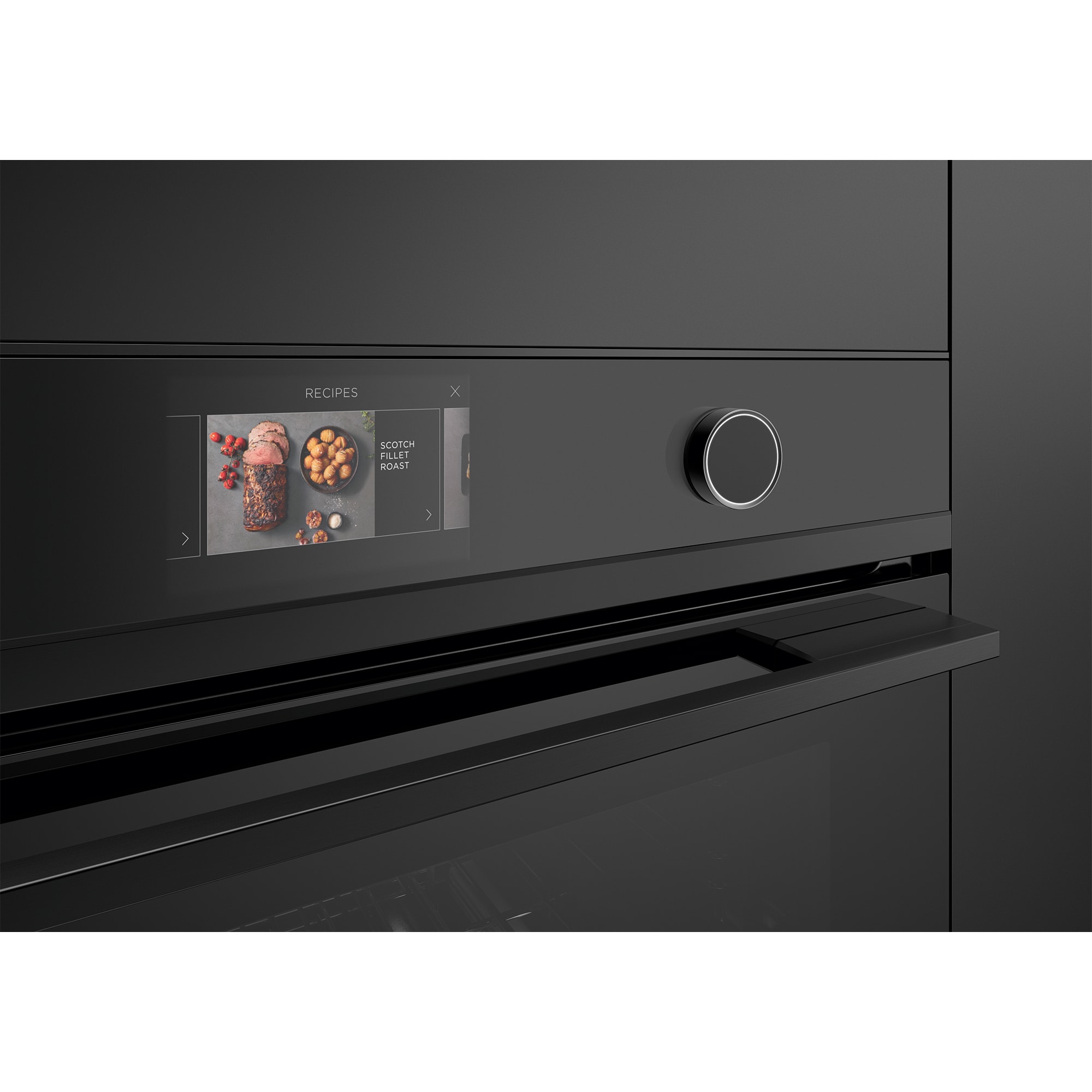 Fisher & Paykel Series 9 24 in. 3 cu. ft. Smart Electric Single Wall Oven with Standard Convection - Black, , hires