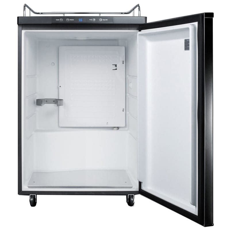 Summit 24 in. 5.6 cu. ft. Beer Dispenser with Digital Controls & Digital Thermostat - Black, , hires