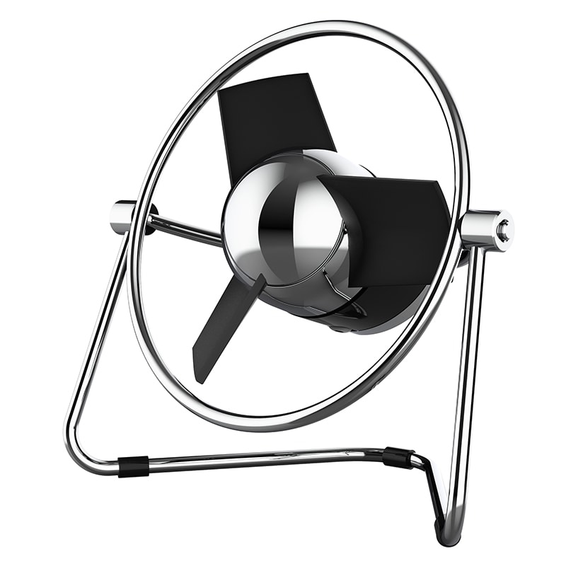 Sharper Image SBM1 Soft Blade USB Powered Desk Fan, , hires