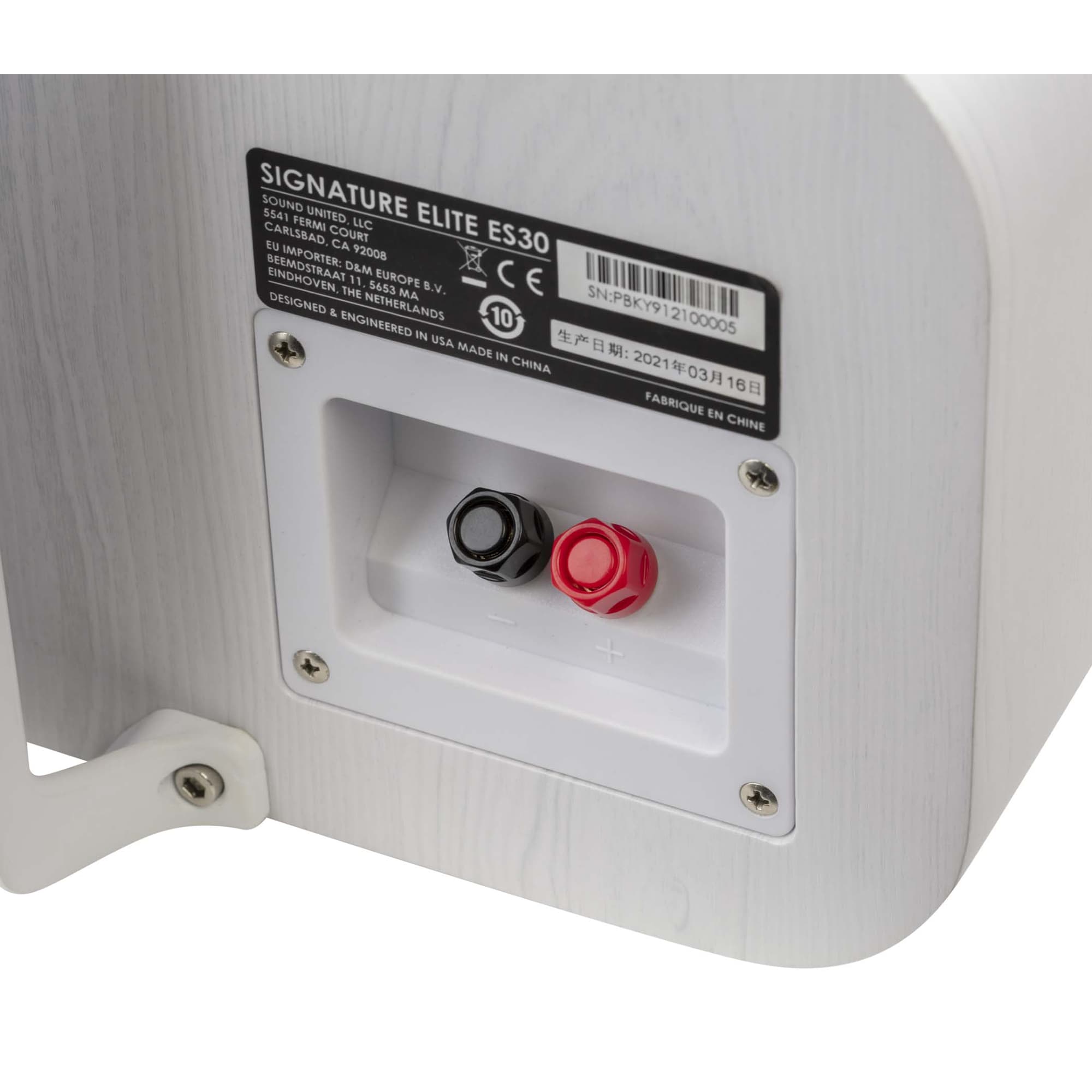 Polk Signature Elite ES30 High-Quality Center Channel Speaker - White, White, hires