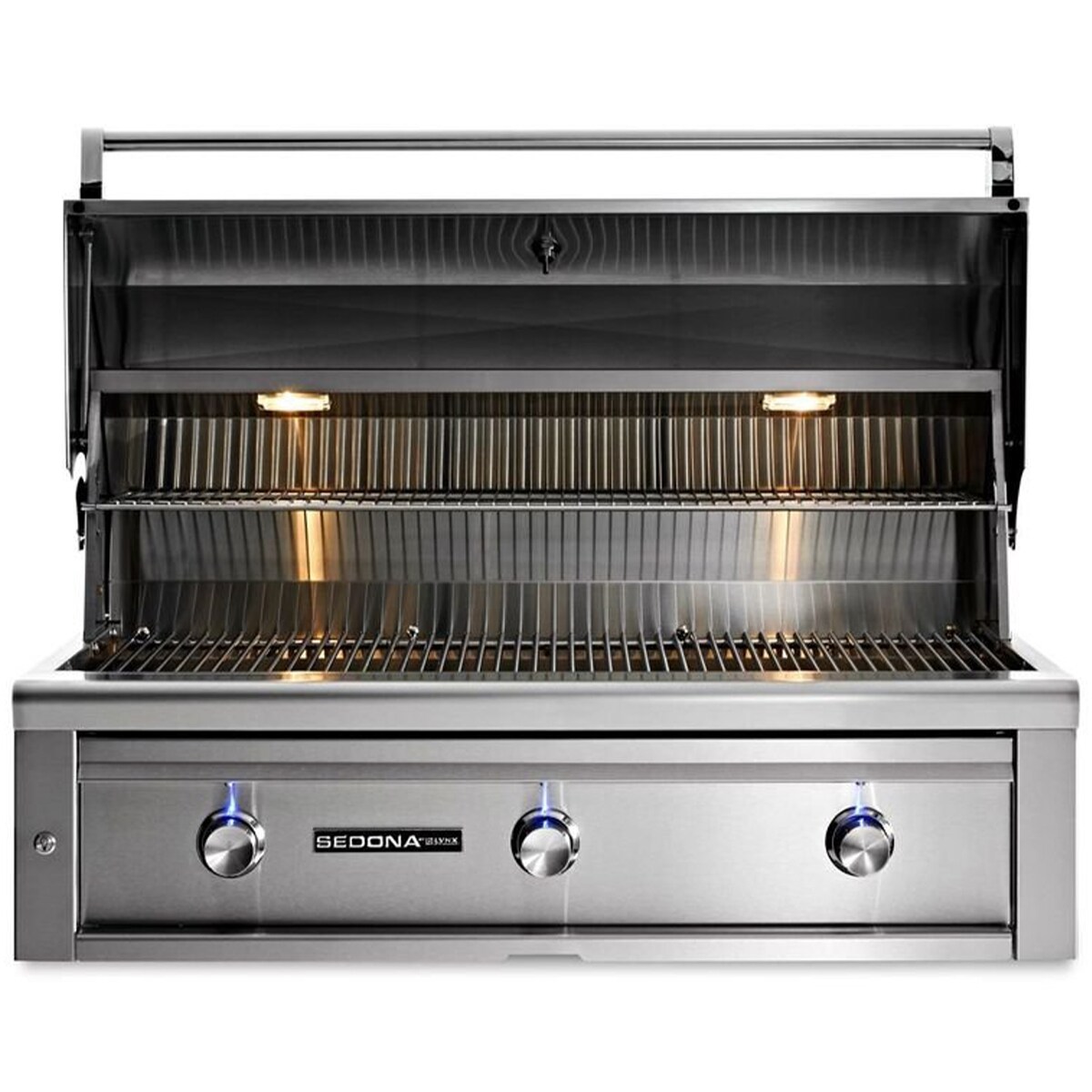 Sedona by Lynx 42 in. 3-Burner Built-In Natural Gas Grill with Electronic Ignition System - Stainless Steel, , hires