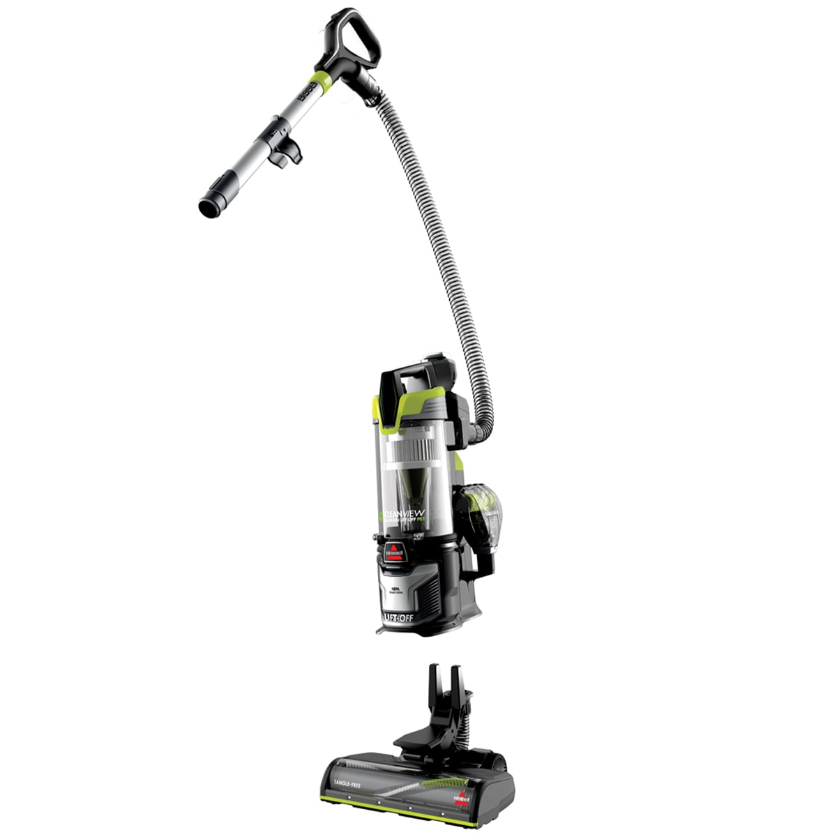 Bissell Multiclean Lift-Off Light-Weight Bagless Pet Upright Vacuum with HEPA Filter & 3 Additional Tools, , hires