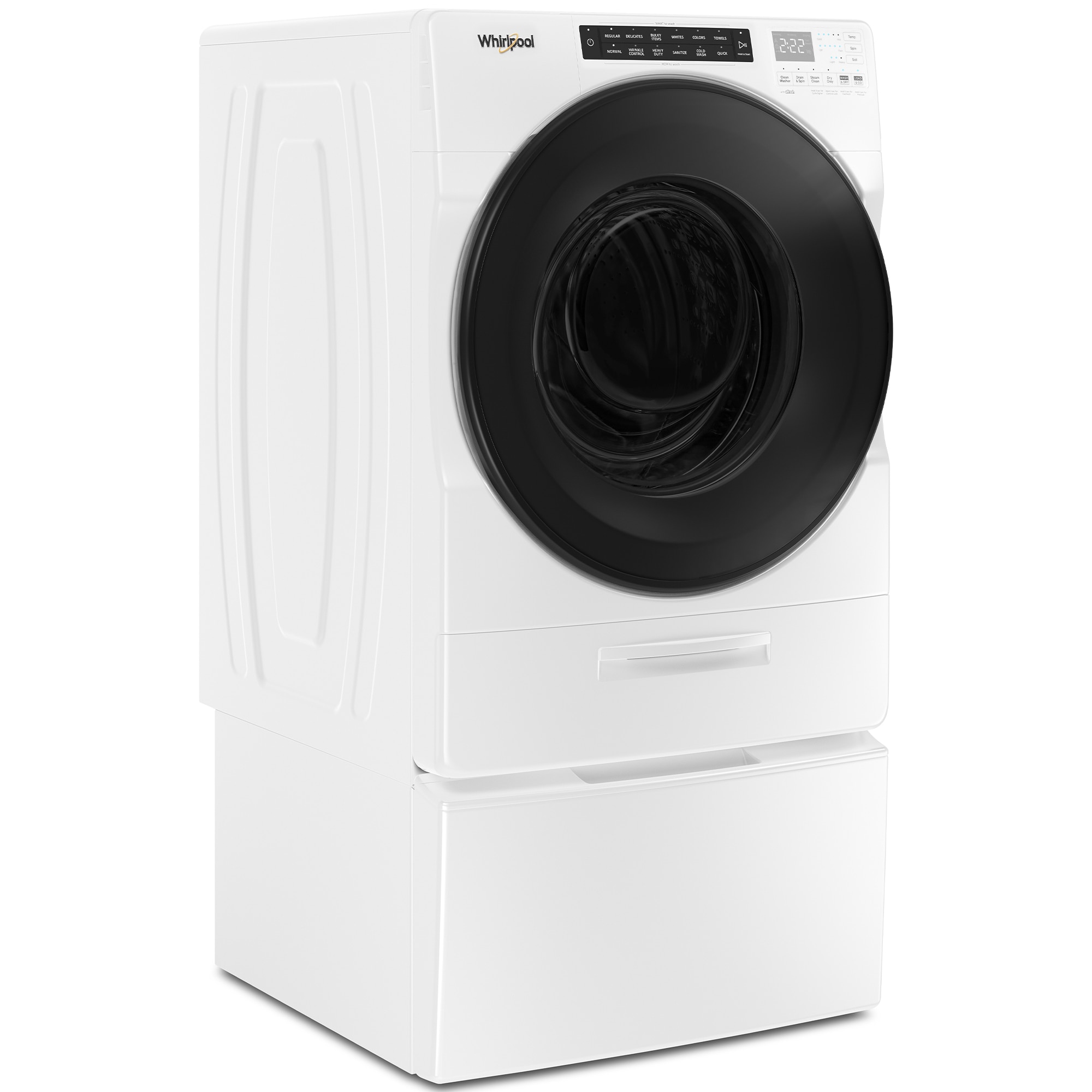 Whirlpool 27 in. 4.5 cu. ft. Electric All-in-One Front Load Washer-Dryer Combo with 1 Dryer Program & Wrinkle Care - White, , hires