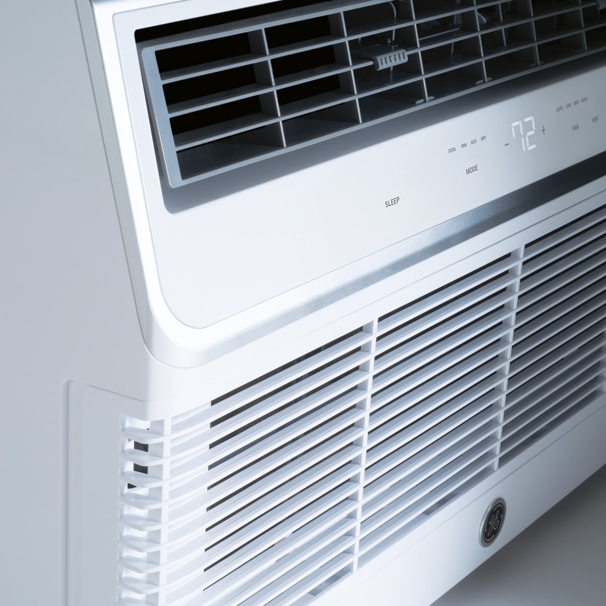 GE 6,100 BTU 115V Smart Energy Star Through-the-Wall Air Conditioner with 3 Fan Speeds, Sleep Mode & Remote Control - White, , hires