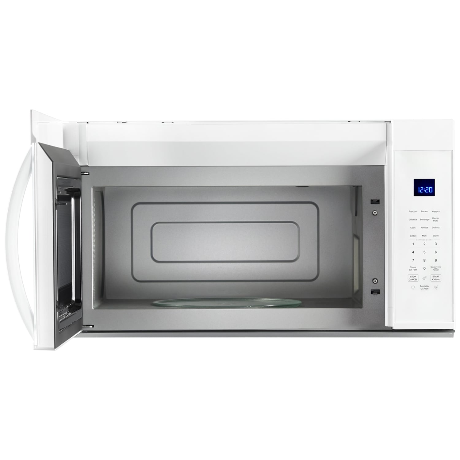 Whirlpool 30 in. 1.9 cu. ft. 1000W Over-the-Range Microwave with 300 CFM & Sensor Cooking - White, White, hires