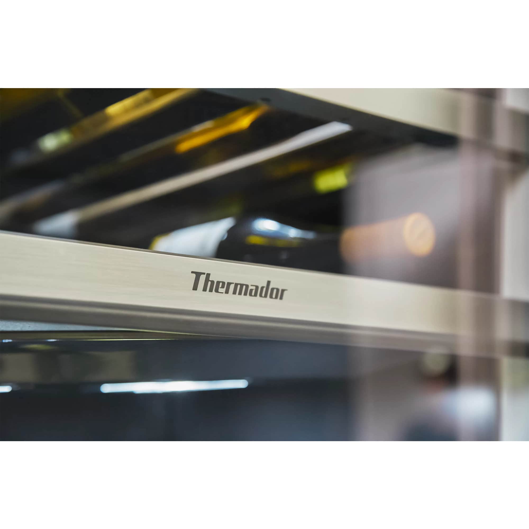 Thermador Freedom Collection 24 in. Built-in Smart Wine Cooler with Wood Racks, Multi-Temperature Zones & 92 Bottle Capacity - Custom Panel Ready, , hires