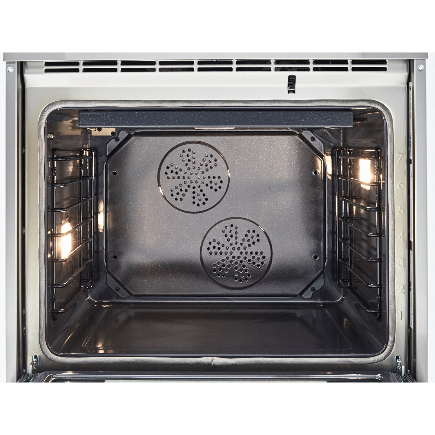 Bertazzoni Master Series 36 in. 5.9 cu. ft. Dual Convection Electric Range with 5 Induction Burners - Matte White, , hires