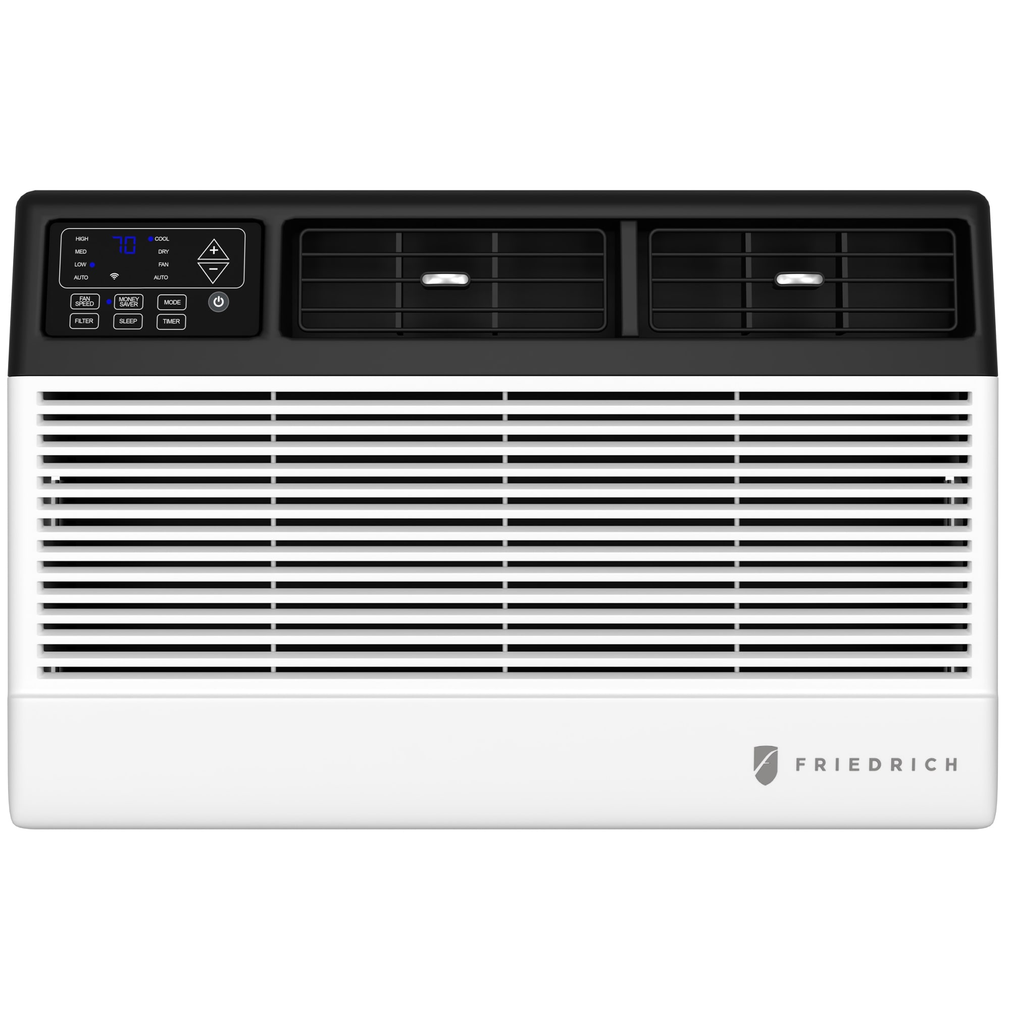 Friedrich Chill Premier Series 8,000 BTU 115V Smart Window/Wall Air Conditioner with Electric Heat, 3 Fan Speeds, Remote Control - White, , hires