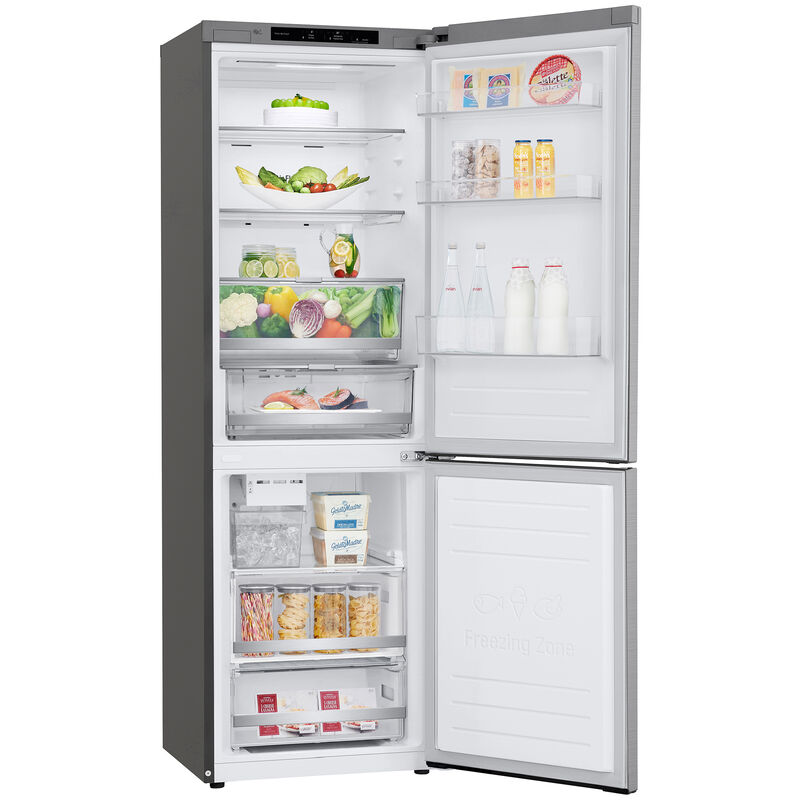 LG 24 in. 12 cu. ft. Counter Depth Bottom Freezer Refrigerator with Ice Maker - PrintProof Stainless Steel, , hires