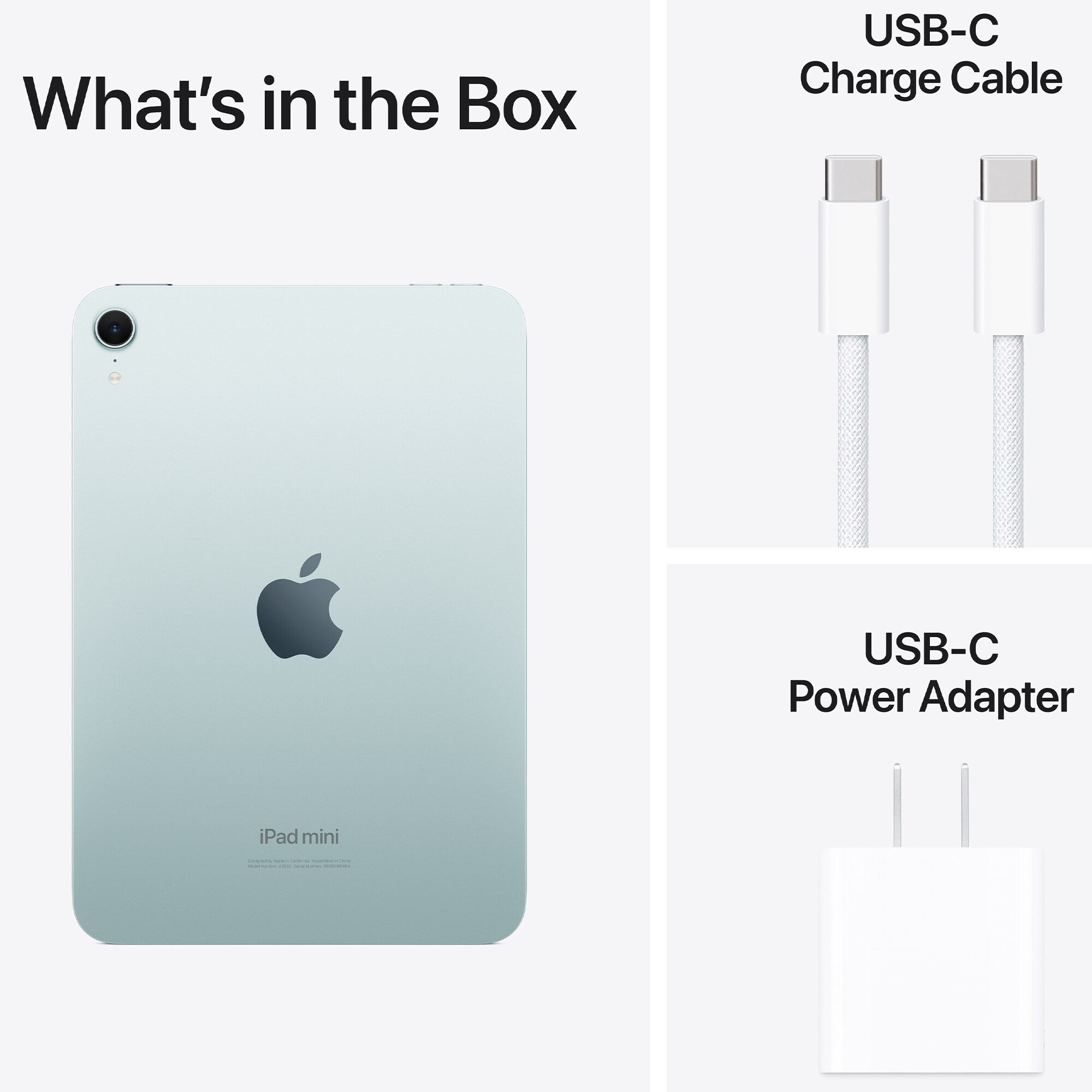 Apple - iPad mini (A17 Pro chip) - Built for Apple Intelligence - Wi-Fi 128GB - Blue, Blue, hires