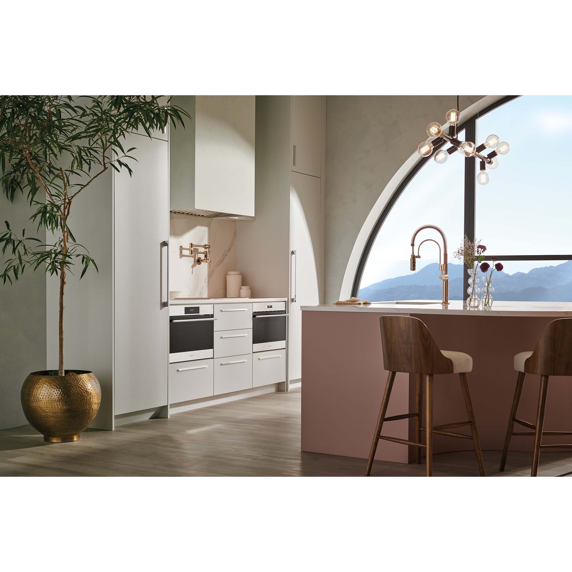 Wolf 34 in. Ducted Standard Style Range Hood with 2 LED Lights - Stainless Steel, , hires