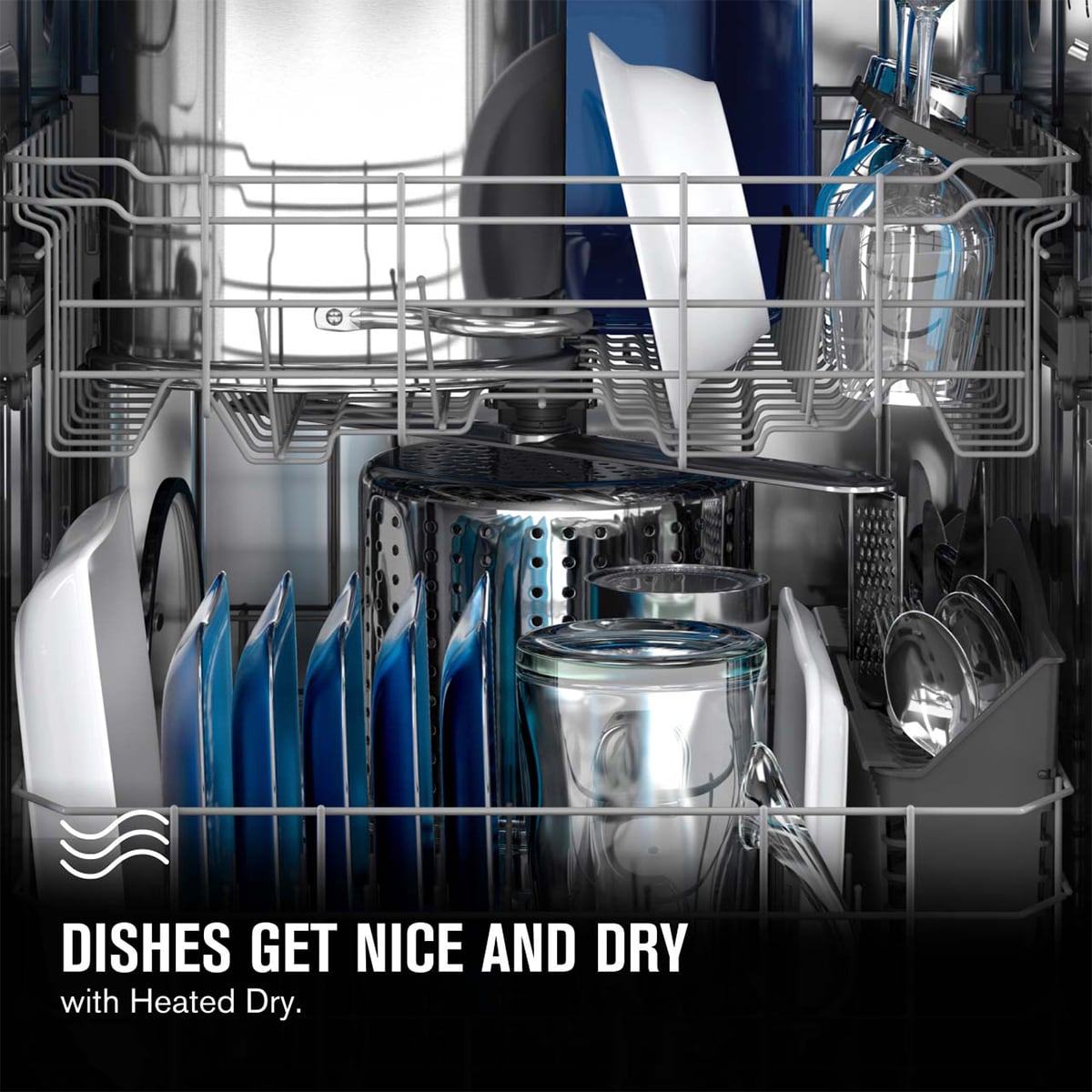 Maytag 24 in. Front Control Dishwasher with 50 dBa Sound Level & Pocket - Black, Black, hires