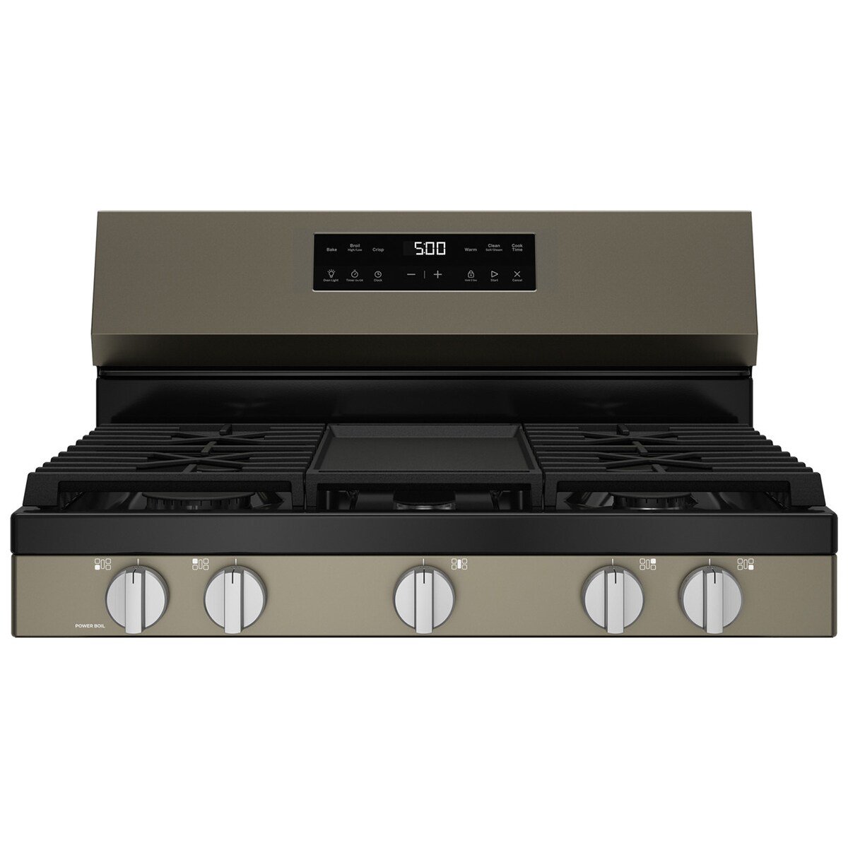 GE 500 Series 30 in. 5.3 cu. ft. Gas Range with 5 Sealed Burners & Griddle - Fingerprint Resistant Slate, , hires