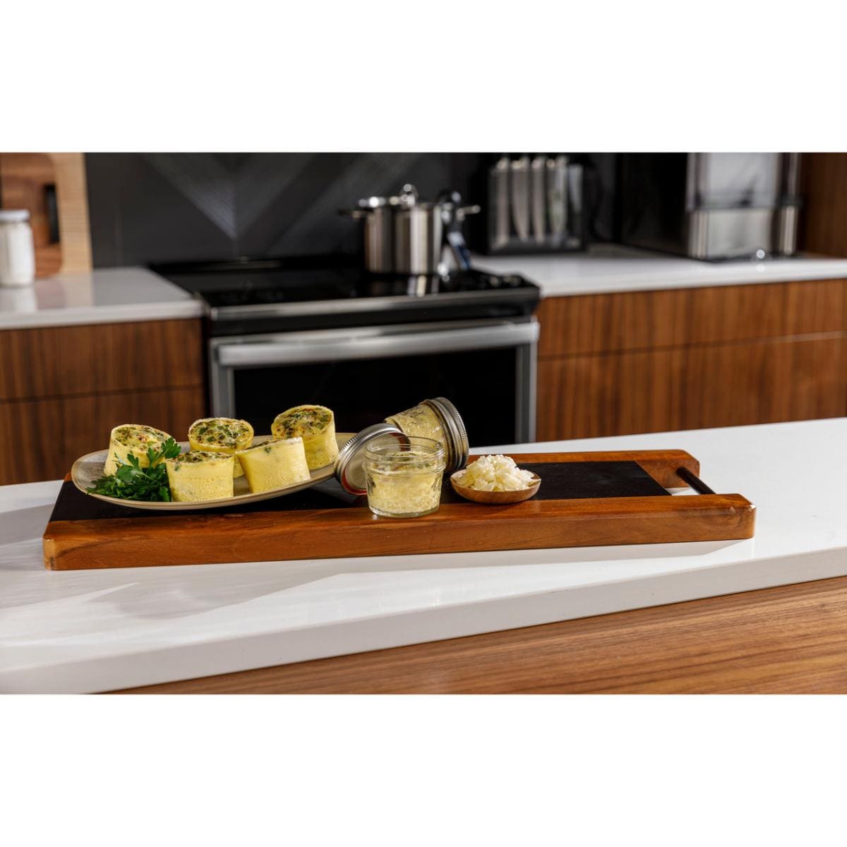 GE Profile 30 in. 5.3 cu. ft. Smart Air-Fry True European Convection Slide-in Electric Range with 5 Induction Burners - Fingerprint Resistant Stainless, , hires