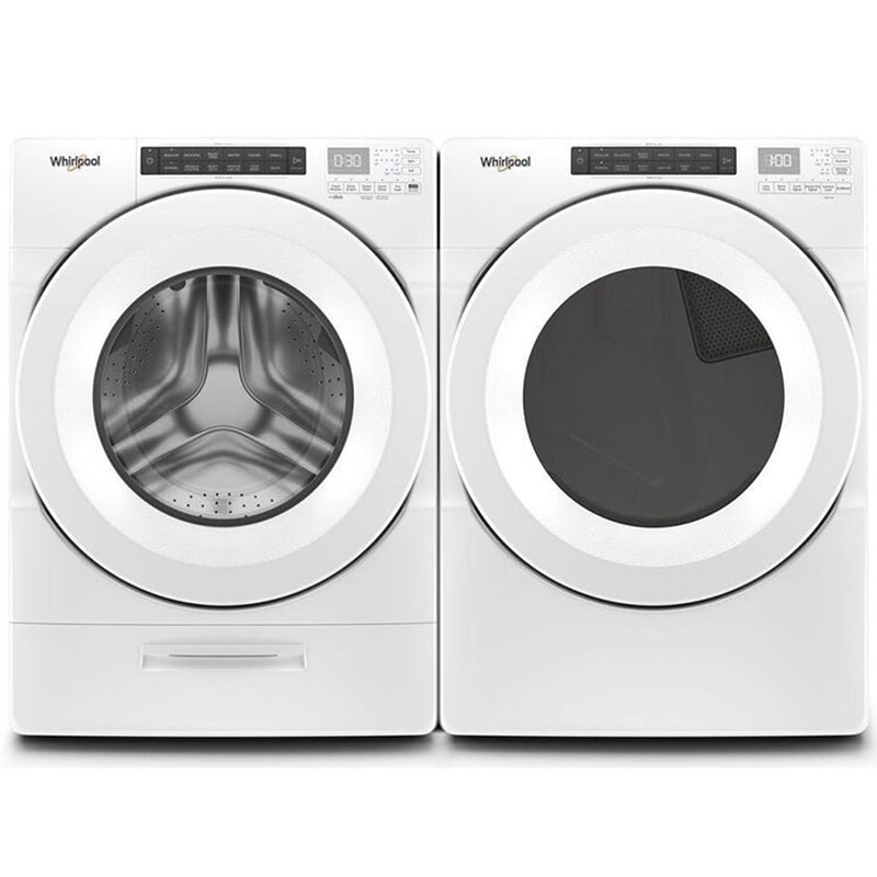 Whirlpool 27 in. 7.4 cu. ft. Stackable Long Vent Gas Dryer with Intuitive Controls, Sanitize Cycle & Sensor Dry - White, , hires