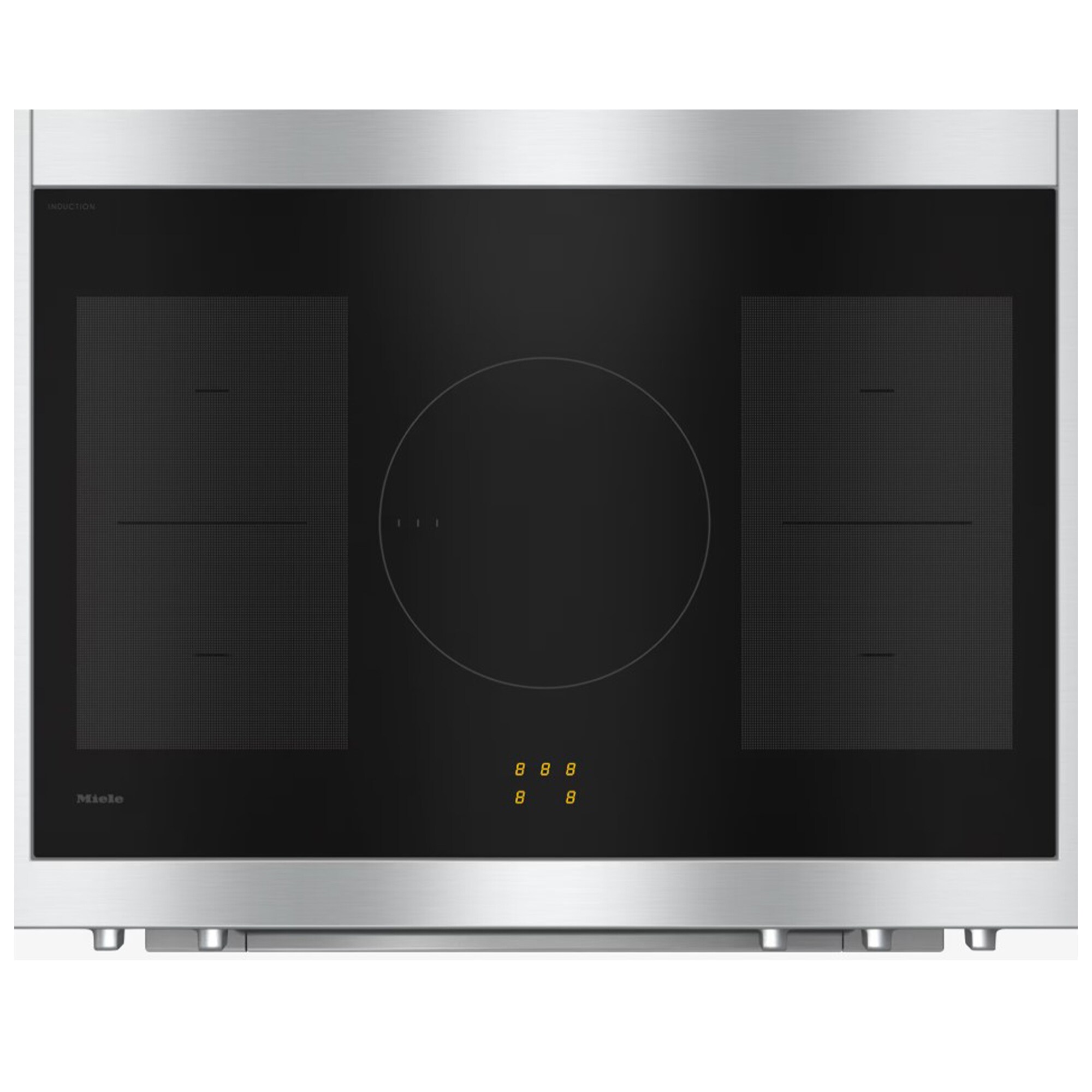 Miele 36 in. 5.7 cu. ft. Smart Dual Convection Electric Range with 5 Induction Burners - Clean Touch Steel, , hires
