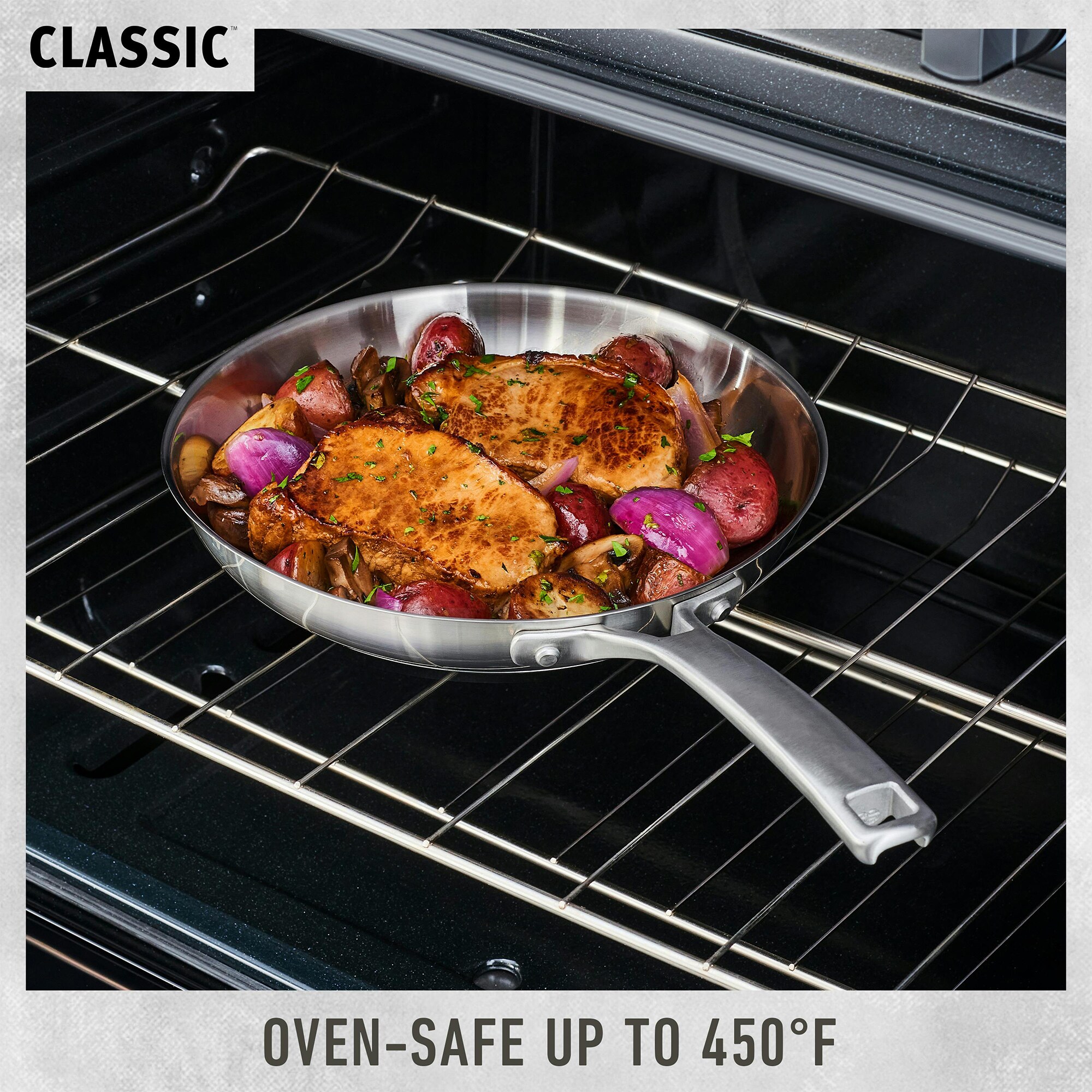 Calphalon Classic Stainless Steel 10-Piece Cookware Set - Stainless Steel, , hires