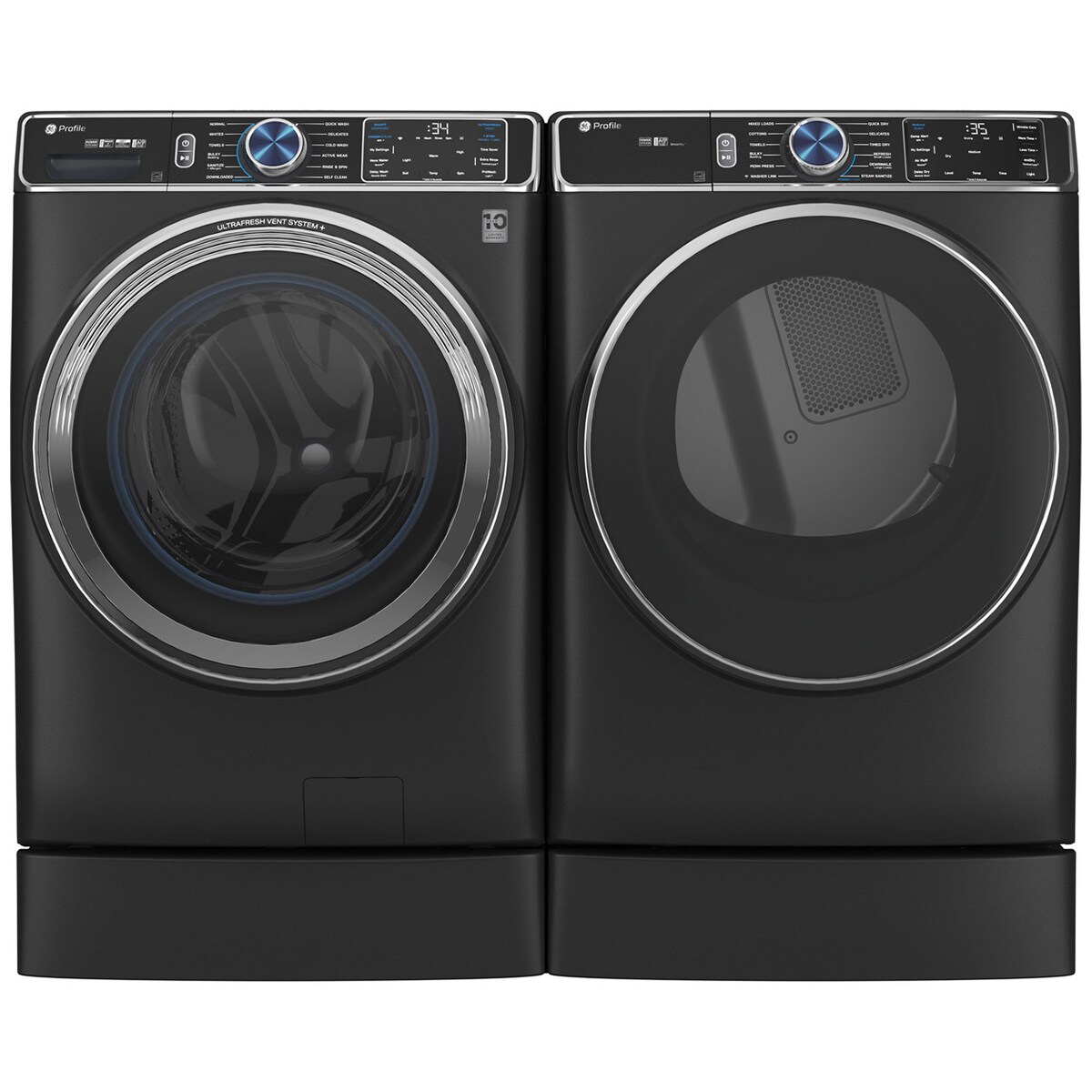 GE 7" Right Height Riser for Washers Carbon Graphite P.C. Richard & Son