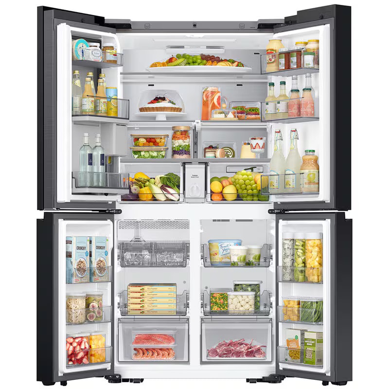Samsung Bespoke 36 in. 22.5 cu. ft. Smart Counter Depth 4-Door French Door Refrigerator with Internal Water Dispenser - Fingerprint Resistant Stainless Steel, Fingerprint Resistant Stainless, hires