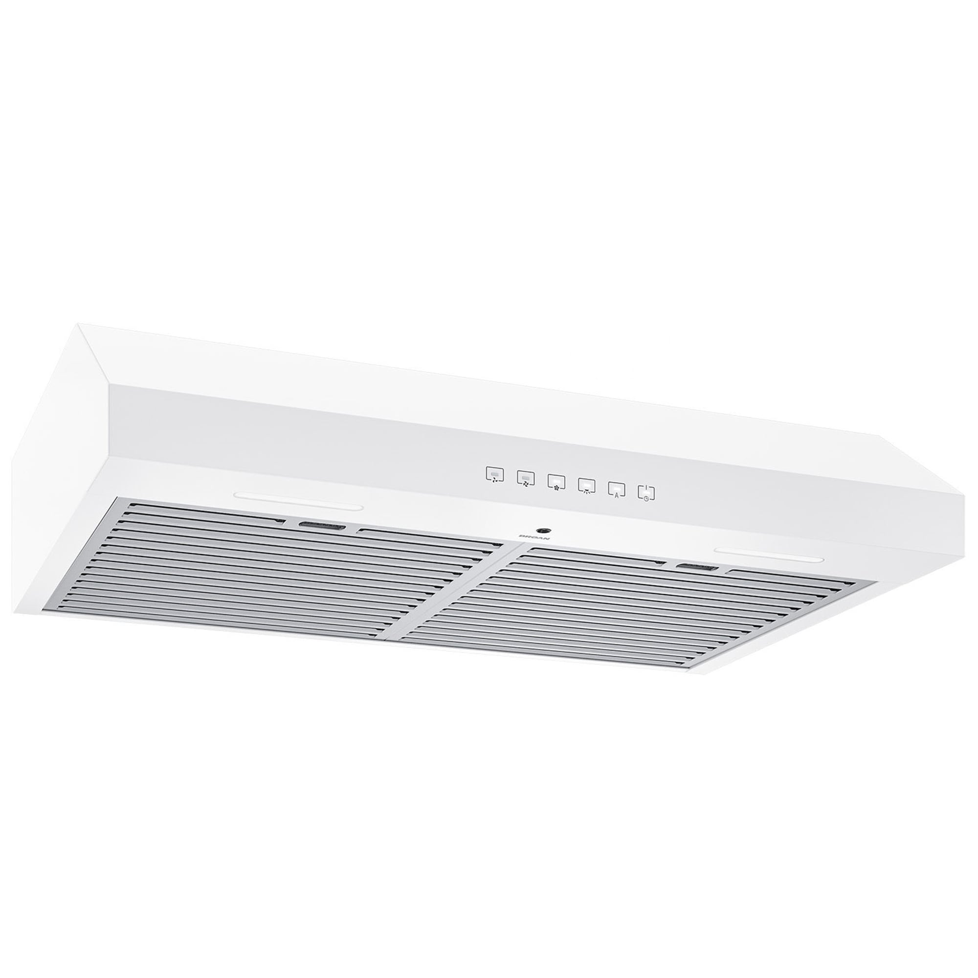 Broan Glacier GLA3 Series 30 in. Convertible Standard Style Range Hood with 490 CFM, 3 Fan Speeds & 2 LED Lights - White, , hires