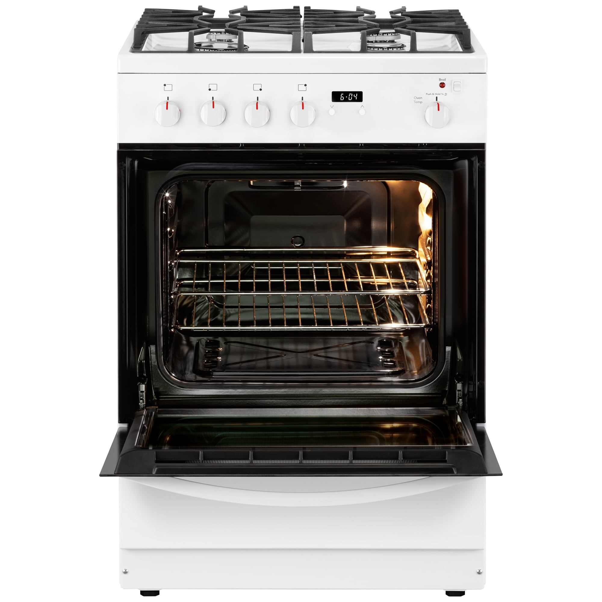 Frigidaire 24 in. 1.9 cu. ft. Gas Range with 4 Sealed Burners - White, White, hires