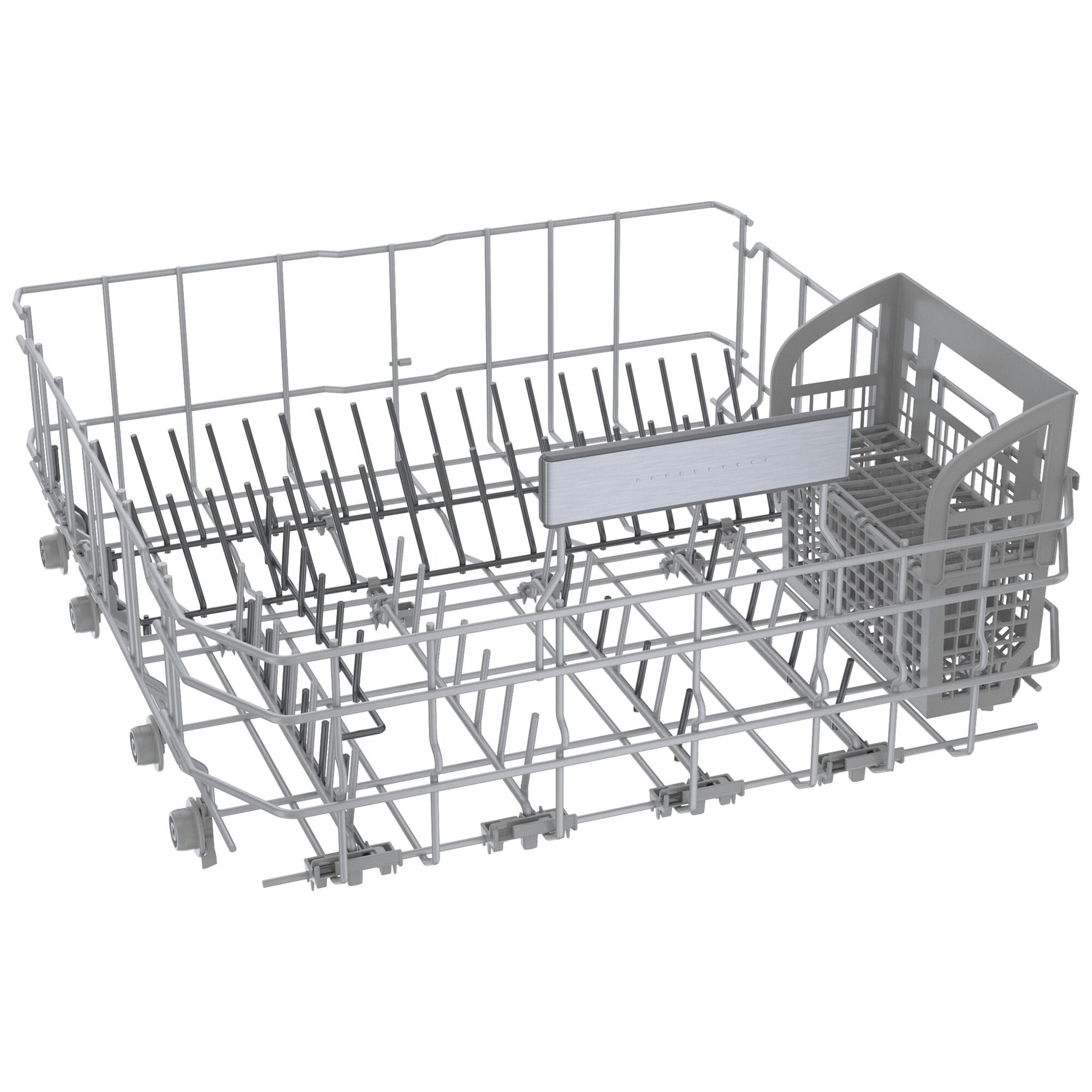 Bosch Benchmark 24 in. Top Control Smart Dishwasher with 38 dBa Sound Level, 3rd-Rack, CrystalDry & Pocket - Stainless Steel, Stainless Steel, hires