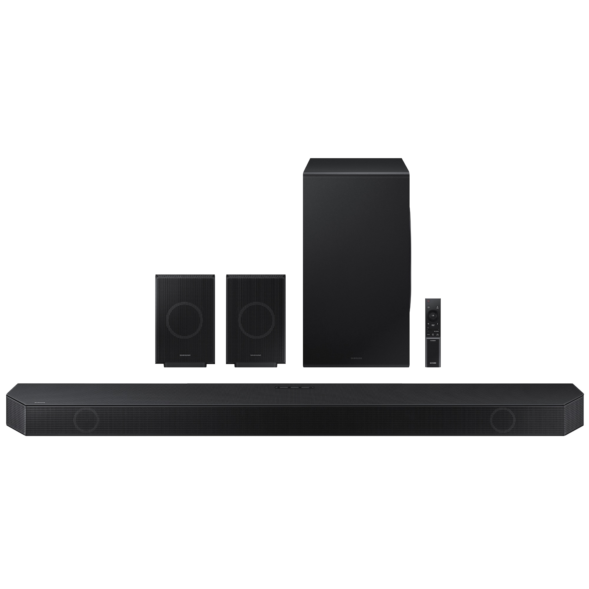 Samsung Q-Series 11.1.4 Channel Dolby Atmos Smart Sound Bar with Bluetooth & Wireless Subwoofer - Graphite Black, , hires