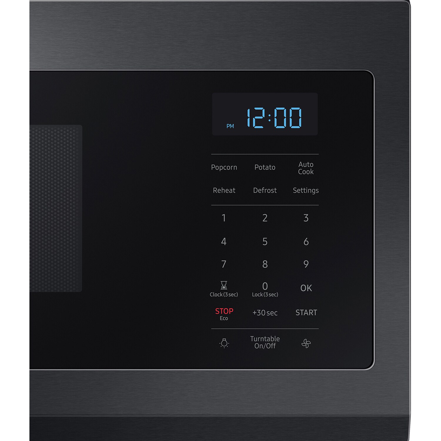 Samsung 30 in. 1.1 cu. ft. 1100W Low Profile Smart Over-the-Range Microwave with 400 CFM - Matte Black Steel, , hires