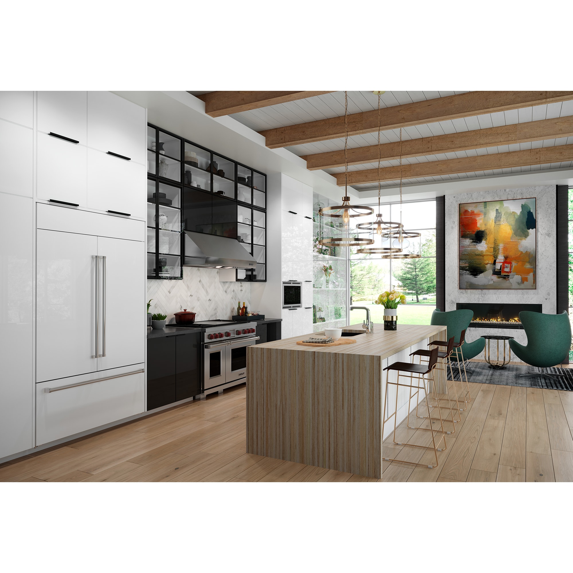 Sub-Zero 48 in. Built-In 28.9 cu. ft. Smart Counter Depth French Door Refrigerator with Ice Maker - Custom Panel Ready, , hires