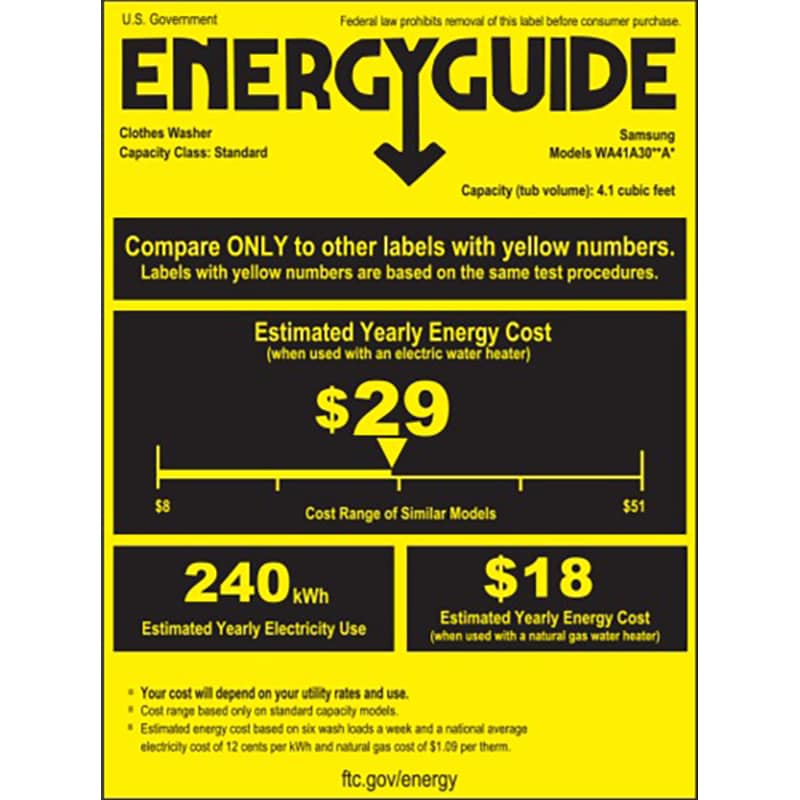 Samsung 27 in. 4.0 cu. ft. Top Load Washer with ActiveWave Agitator & Soft-Close Lid - White, White, hires