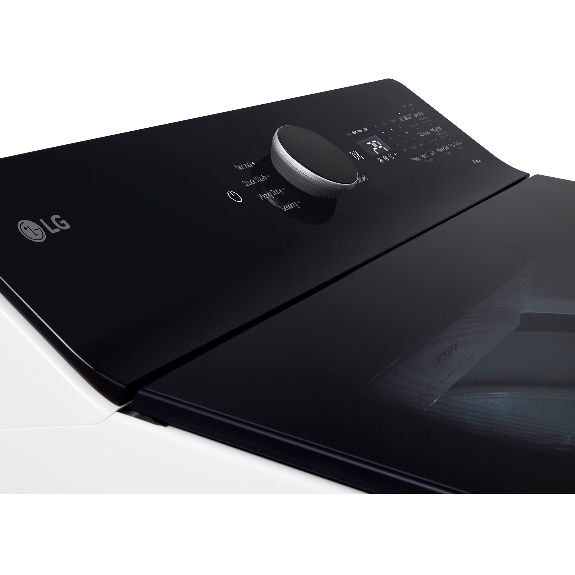 LG 27 in. 5.5 cu. ft. Smart Top Load Washer with EasyUnload, TurboWash3D Technology & AI Sensing - Alpine White, Alpine White, hires