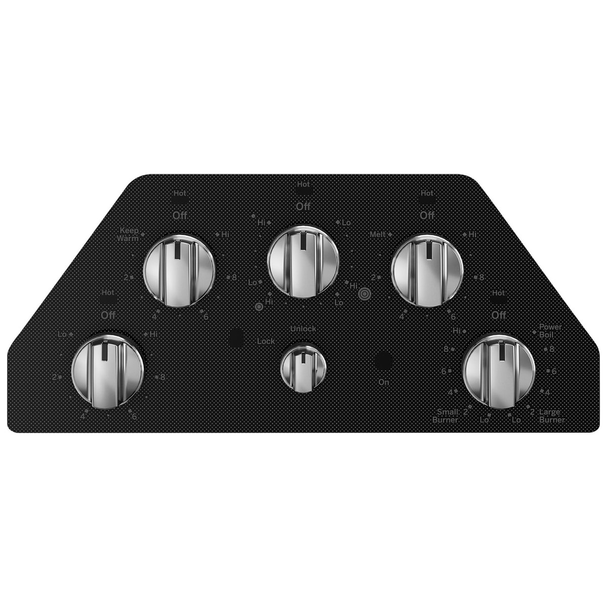 GE 36 in. 5-Burner Electric Cooktop with Simmer Burner & Power Burner - Stainless Steel, , hires